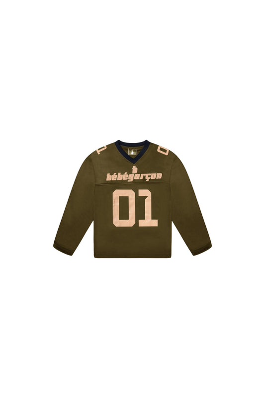 Bébé Garçon ‘One of 01’ Khaki Jersey